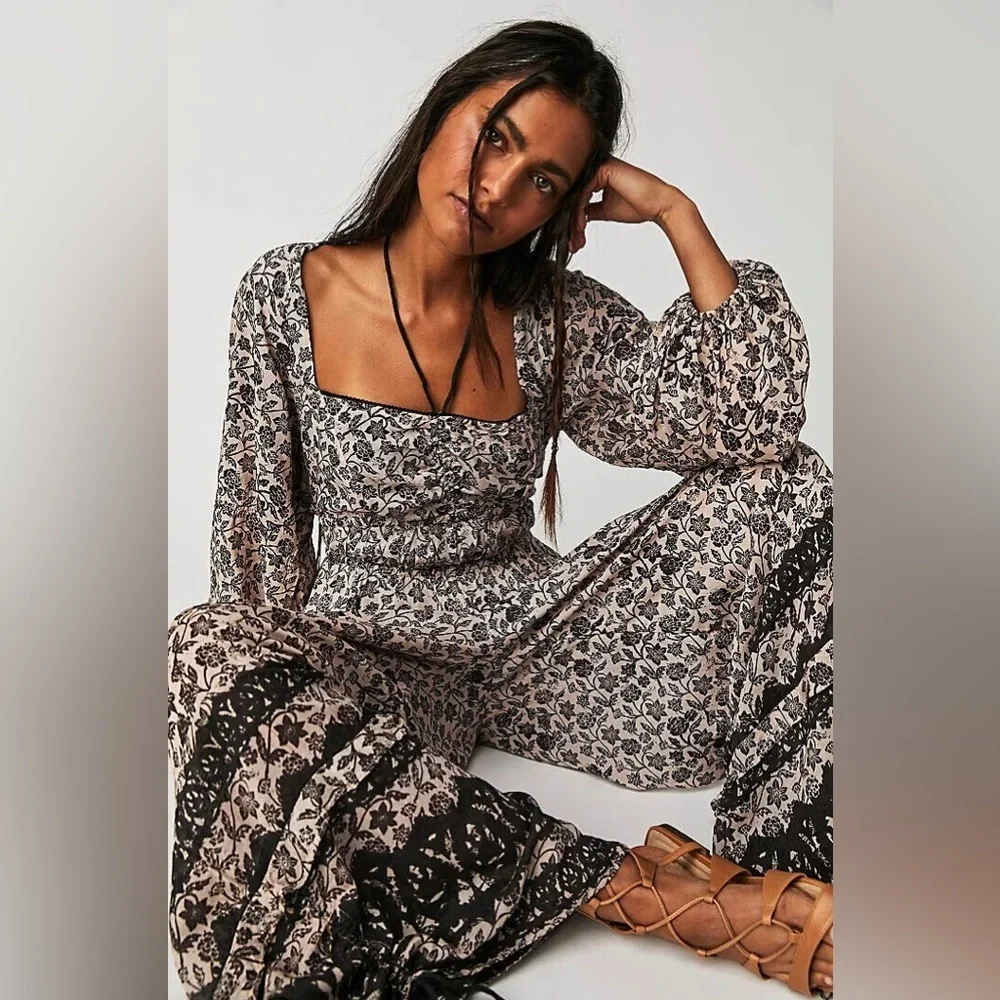 COPY - Free People Soulmate Jumpsuit - Picture 1 of 10